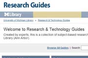 University of Michigan Research and Technology GUides